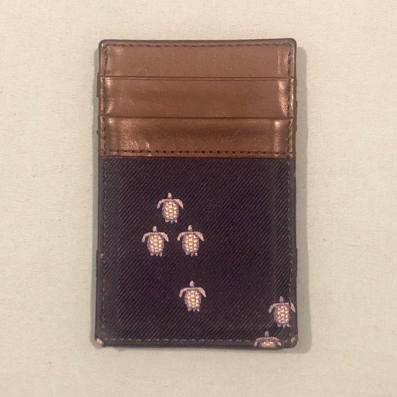 J. Crew Accessories - J.Crew leather embroidered card wallet